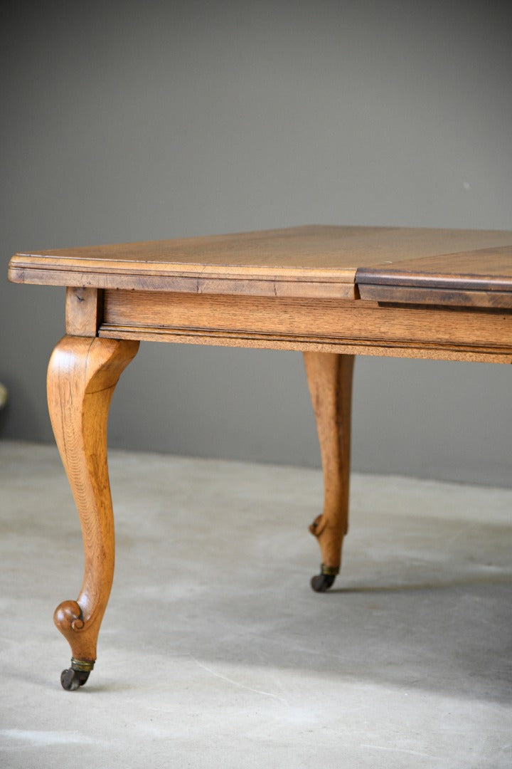 Antique Oak Extending Dining Table