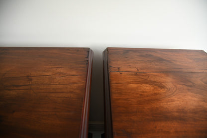 Pair Victorian Mahogany Pedestals