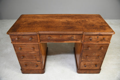 Antique Mahogany Twin Pedestal Desk