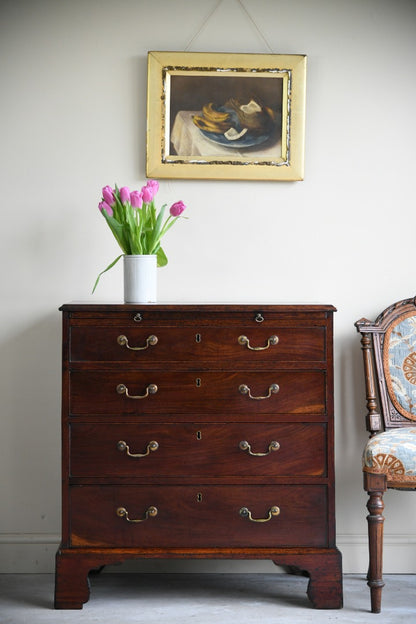 George III Mahogany Bachelors Chest