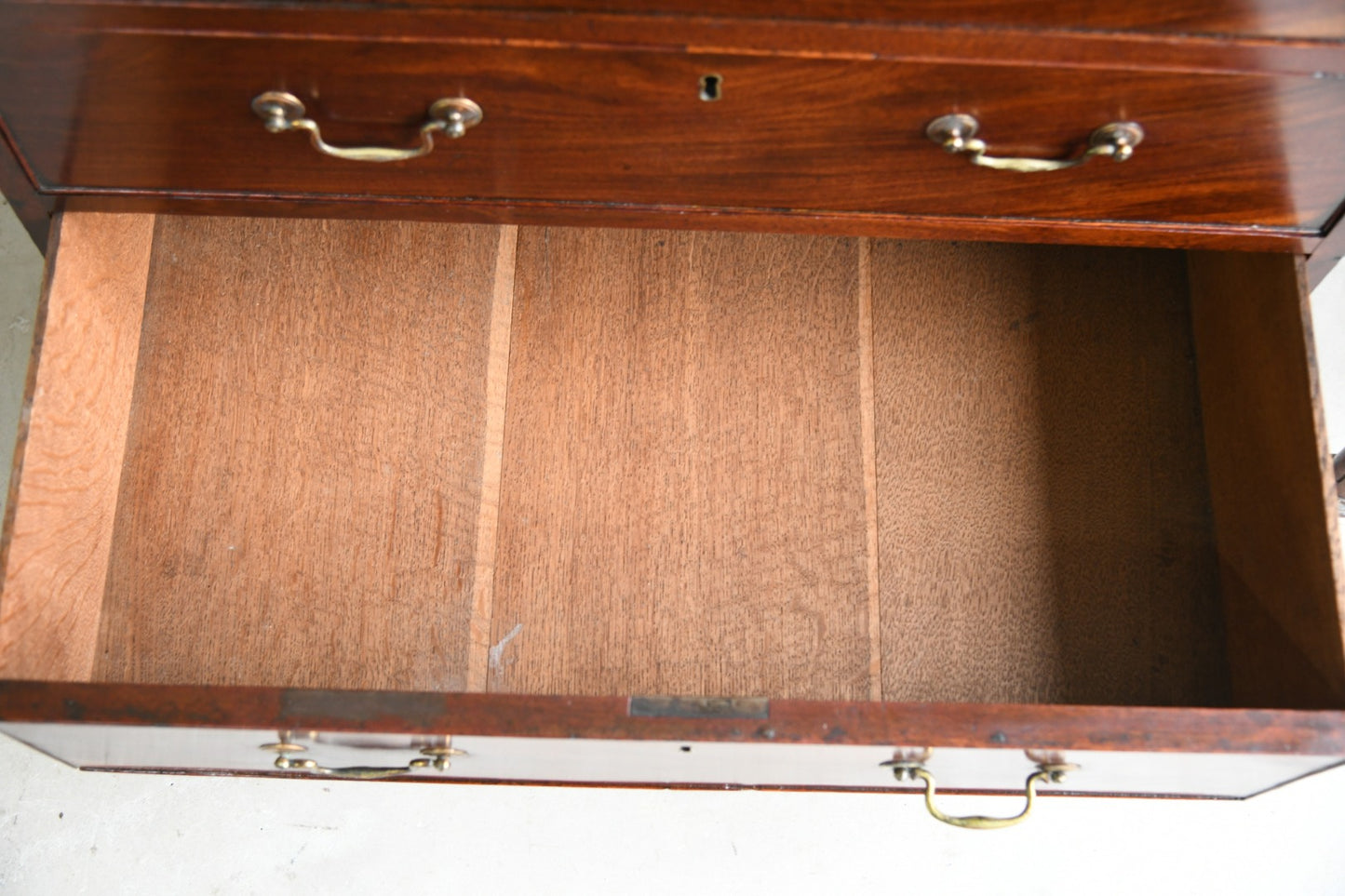 George III Mahogany Bachelors Chest