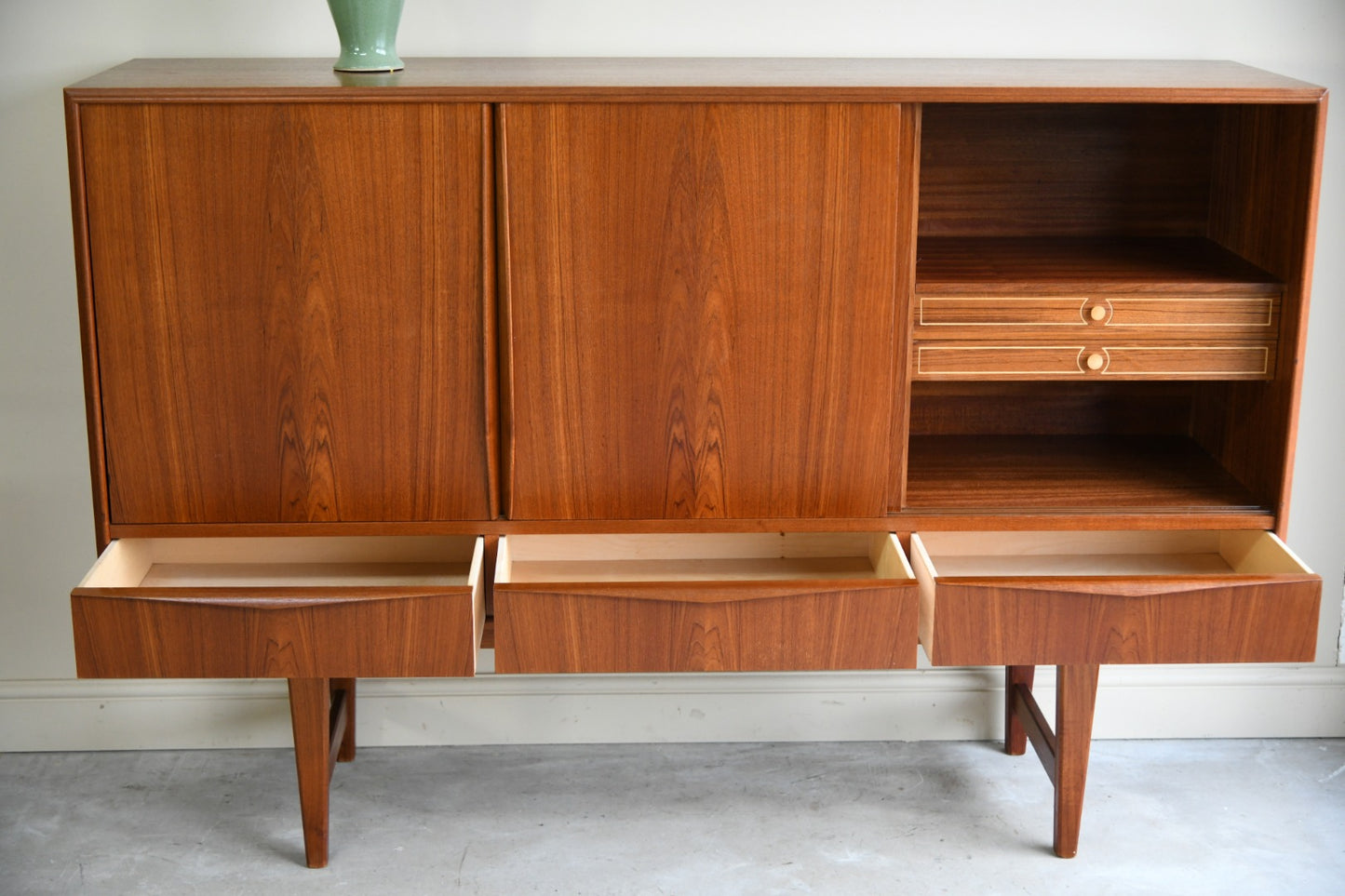 Large Danish Teak Sideboard