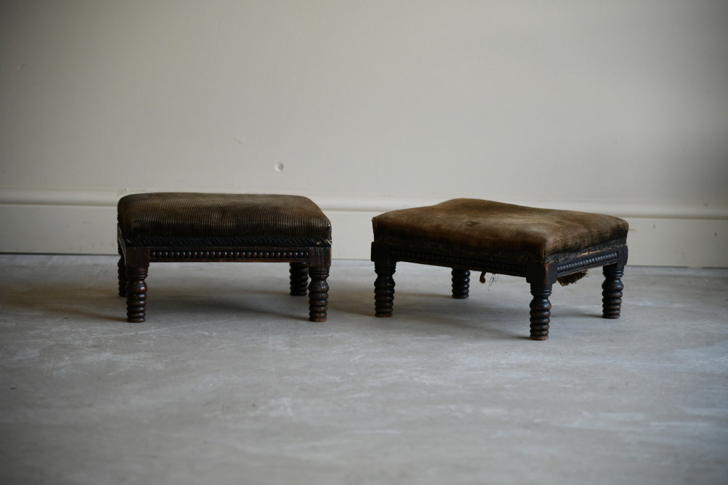 Pair William IV Footstools