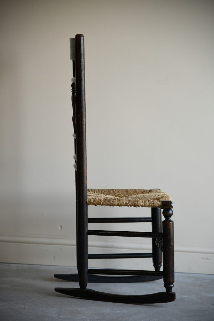Rustic Spindle Back Rocking Chair