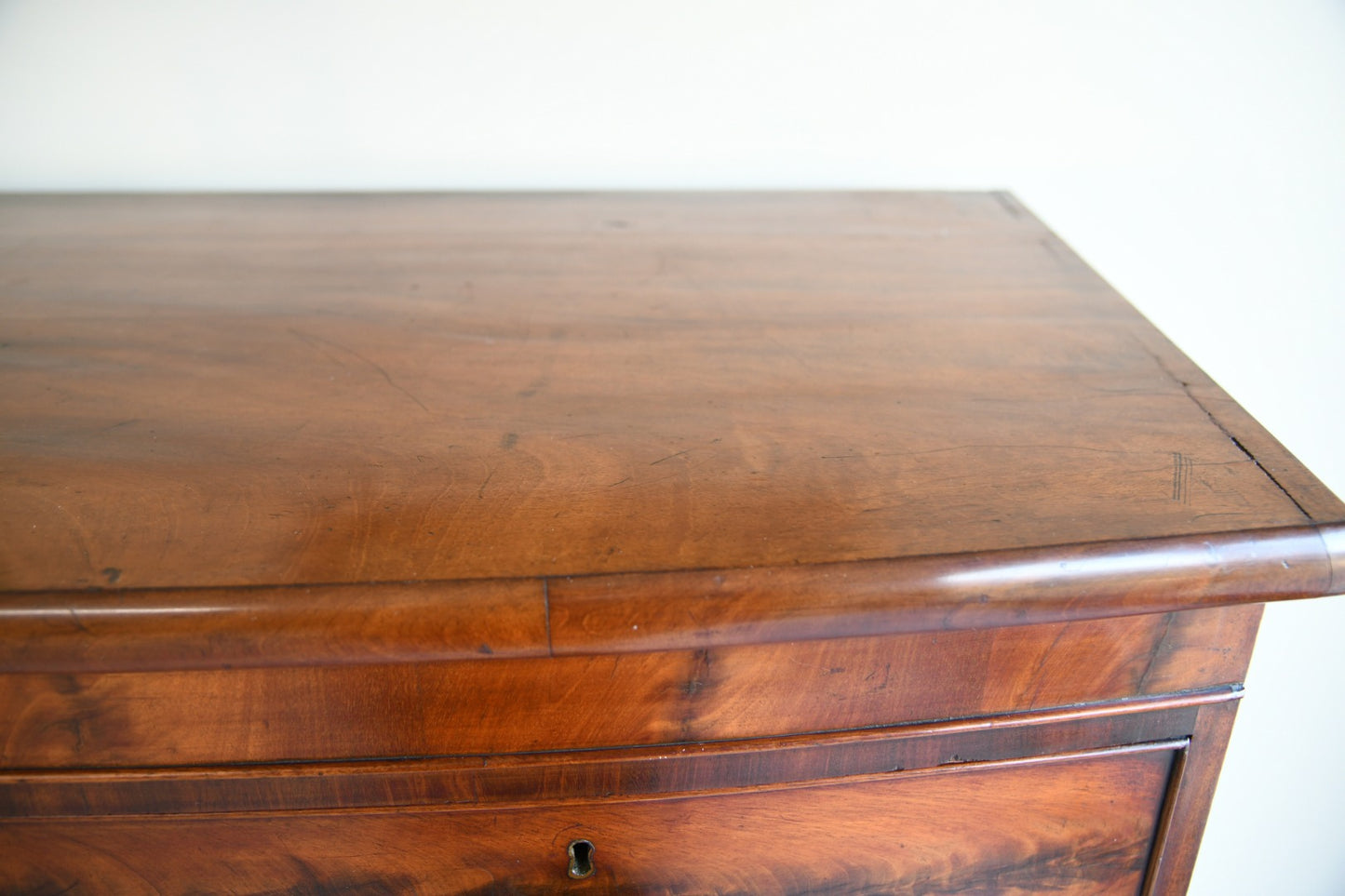 Victorian Bow Front Chest of Drawers