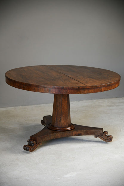 Victorian Rosewood Round Breakfast Table