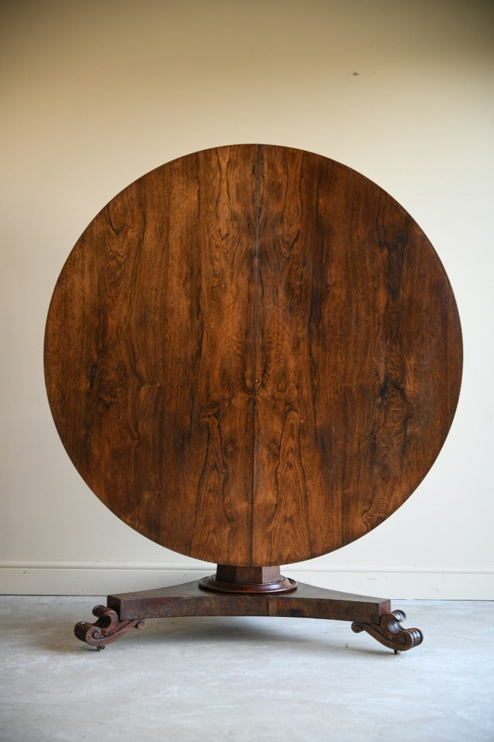 Victorian Rosewood Round Breakfast Table