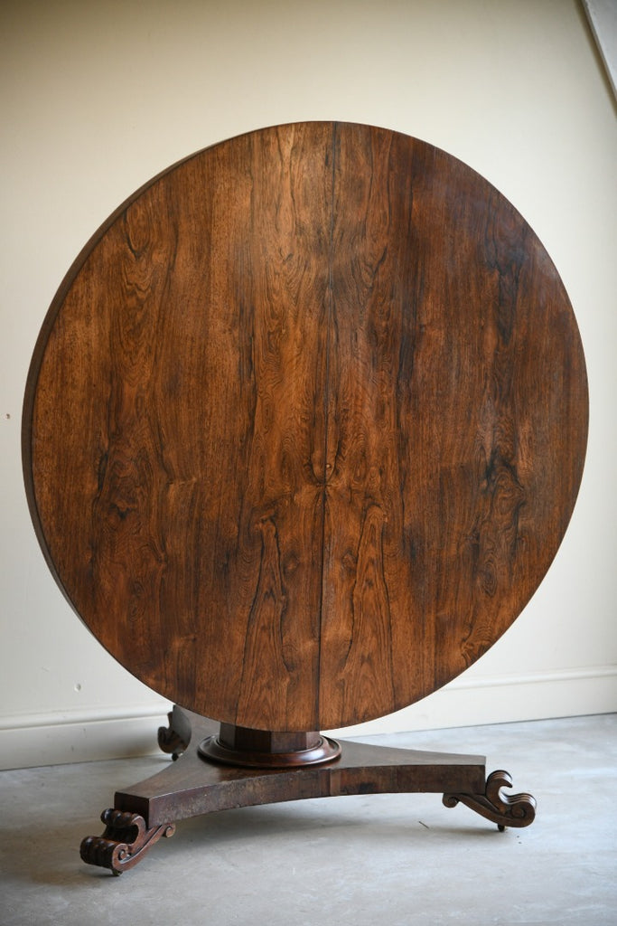 Victorian Rosewood Round Breakfast Table