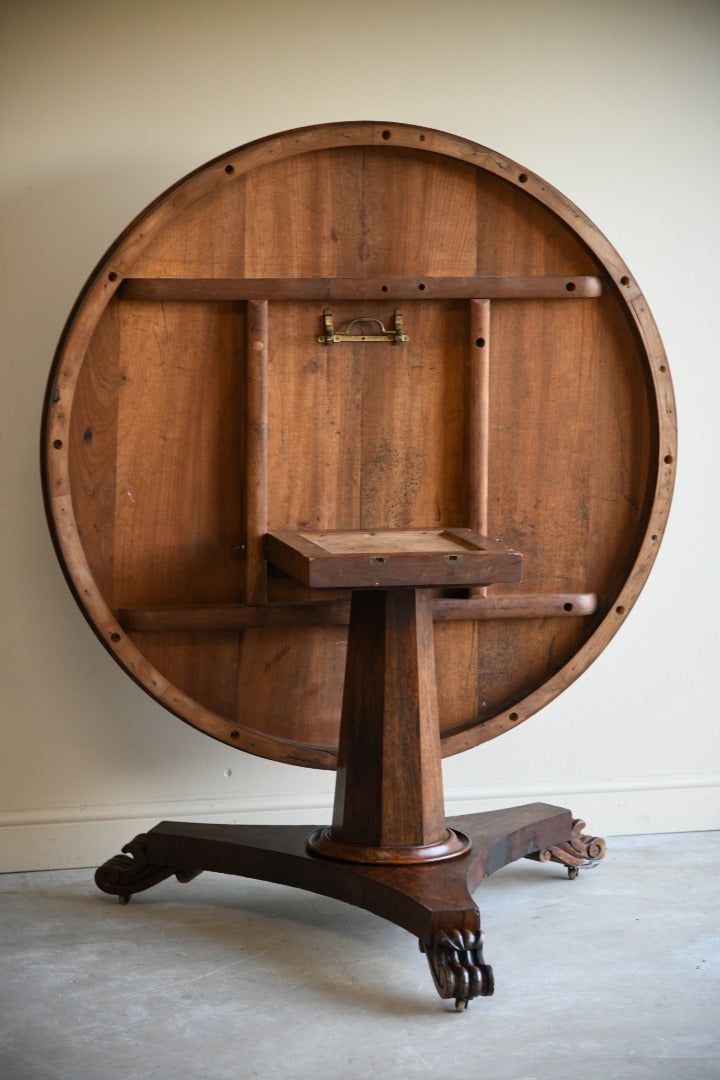 Victorian Rosewood Round Breakfast Table