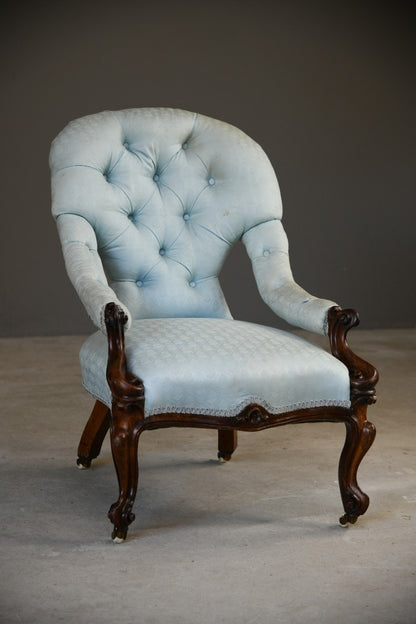 Victorian Rosewood Armchair