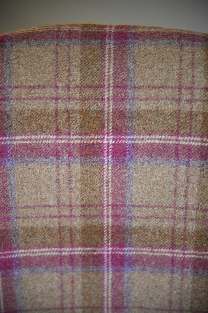 Edwardian Tartan Upholstered Armchair