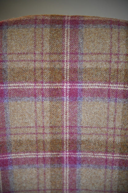 Edwardian Tartan Upholstered Armchair