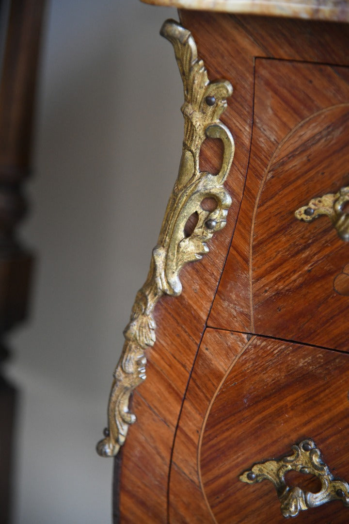 Marble French Bedside Cabinet