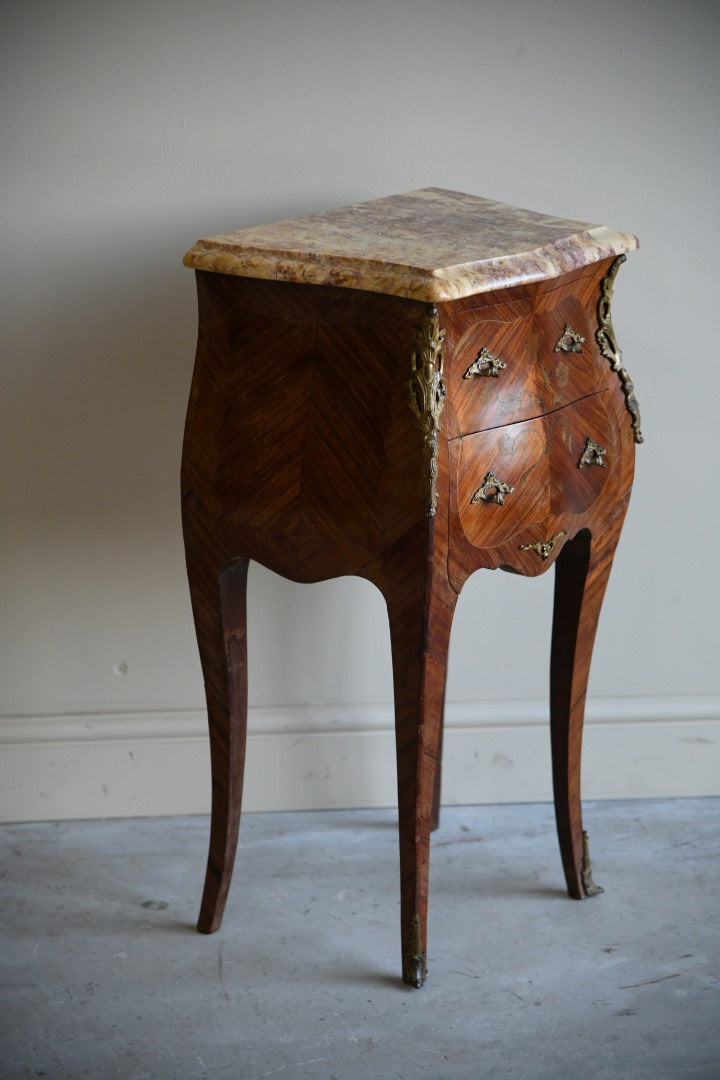 Marble French Bedside Cabinet