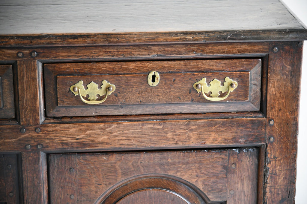 Antique Georgian Oak Welsh Dresser Base