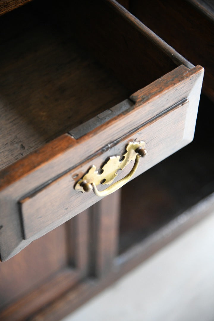 Antique Georgian Oak Welsh Dresser Base