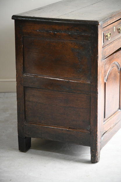 Antique Georgian Oak Welsh Dresser Base