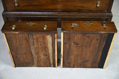 Georgian Oak Chest on Stand