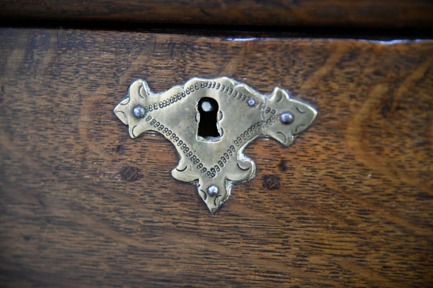 Georgian Oak Chest on Stand