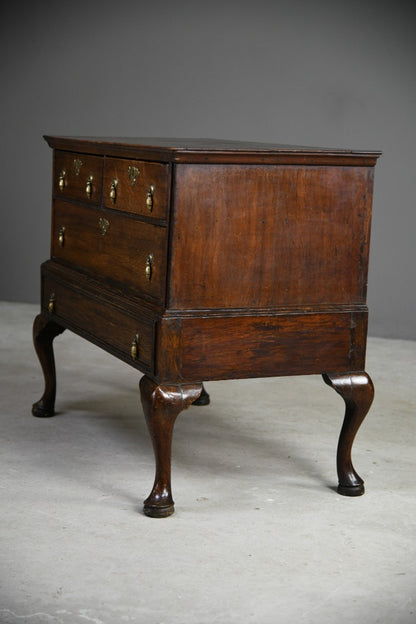 Georgian Oak Chest on Stand