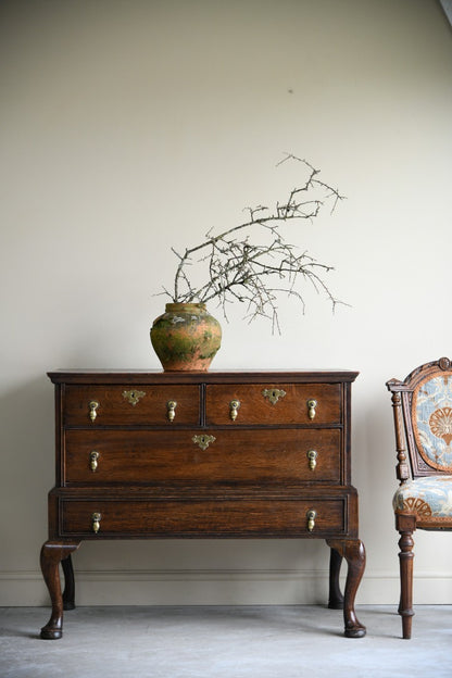 Georgian Oak Chest on Stand