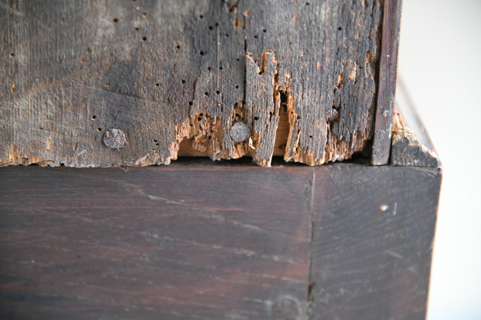 Georgian Oak Chest on Stand