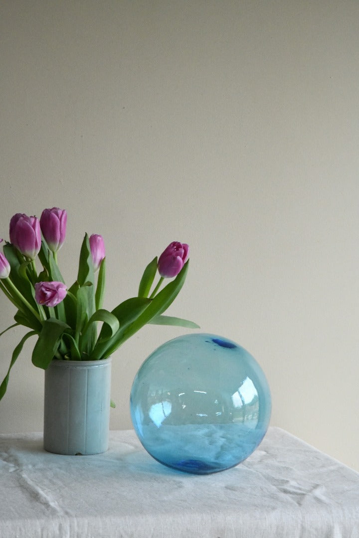 Vintage Large Blue Glass Float