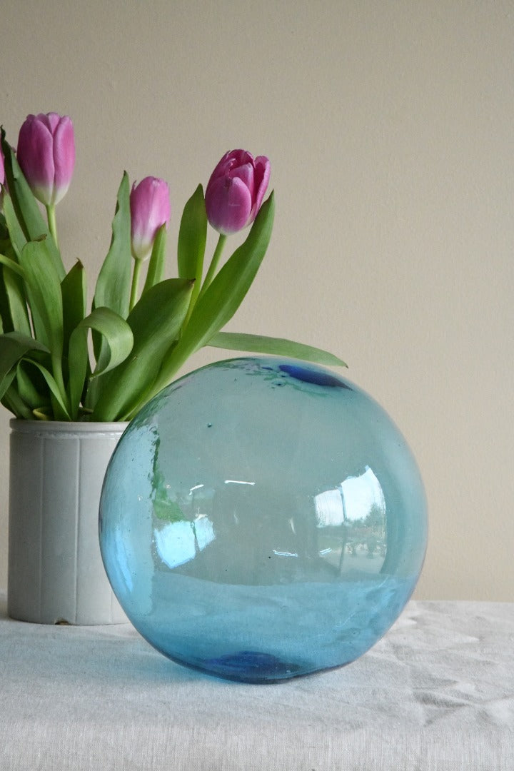 Vintage Large Blue Glass Float