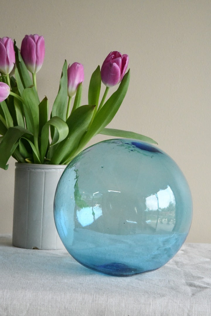 Vintage Large Blue Glass Float