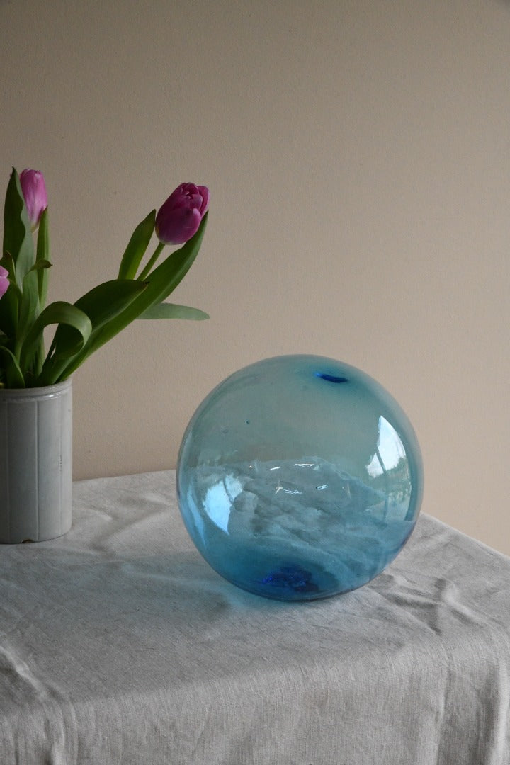 Vintage Large Blue Glass Float