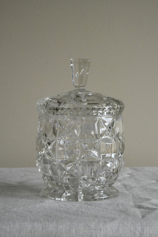 Large Glass Jar & Lid