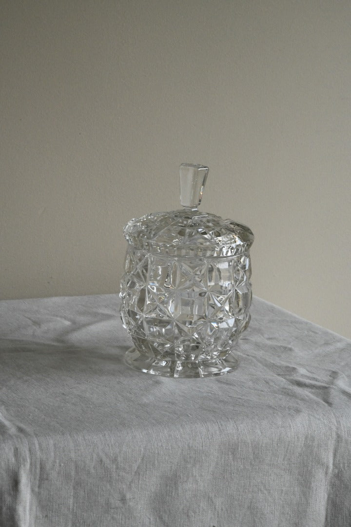 Large Glass Jar & Lid