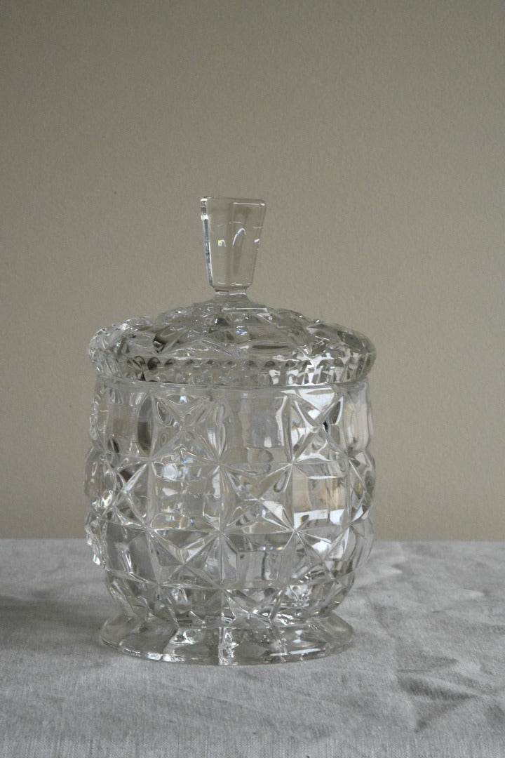 Large Glass Jar & Lid