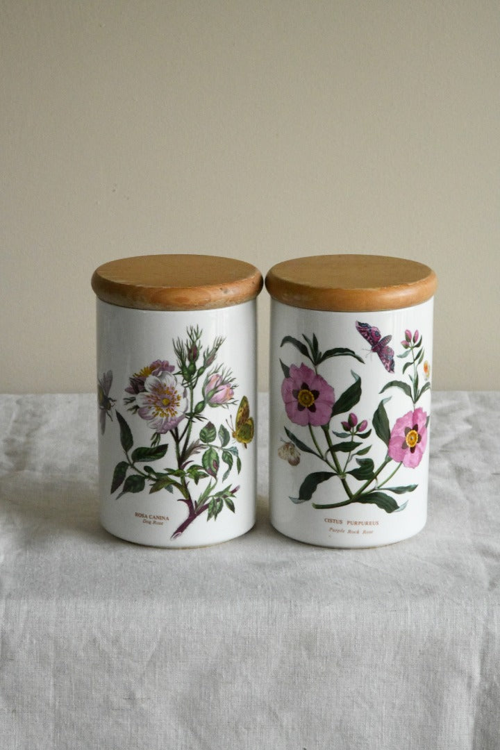 Pair Portmeirion Jars