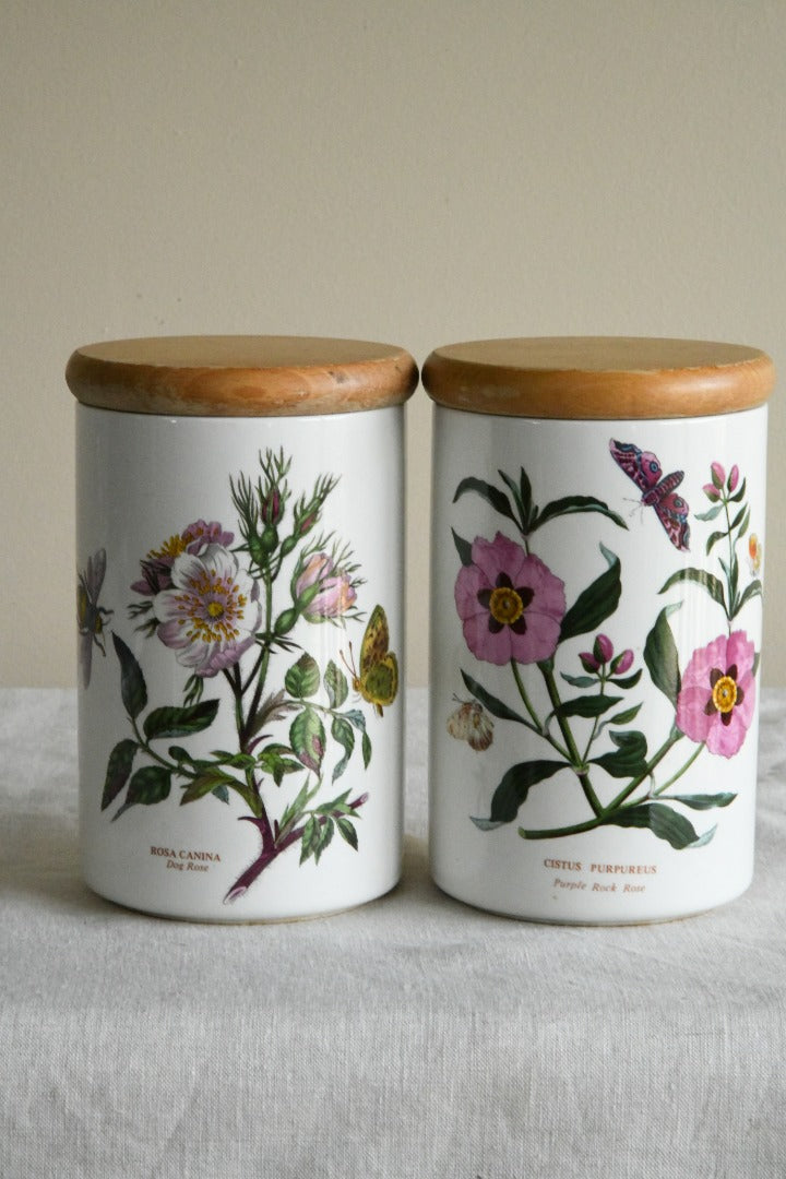 Pair Portmeirion Jars