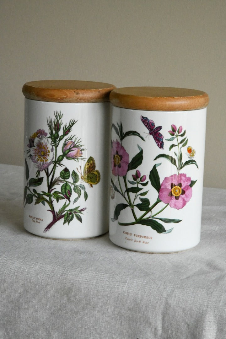 Pair Portmeirion Jars