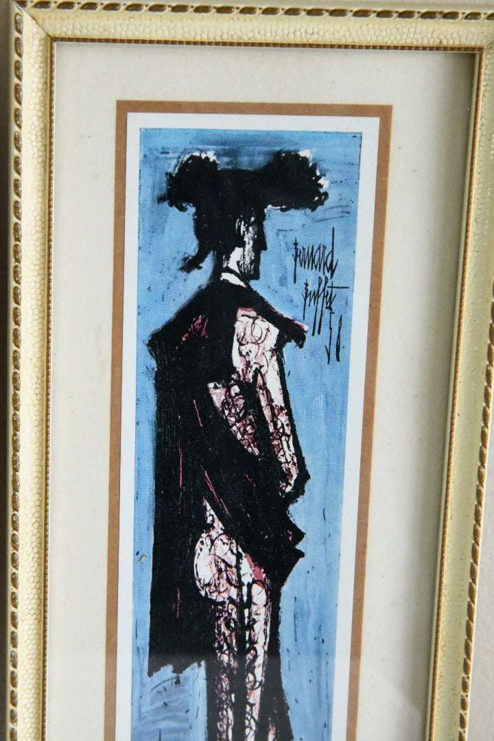 Pair Small Bernard Buffet Matador Prints