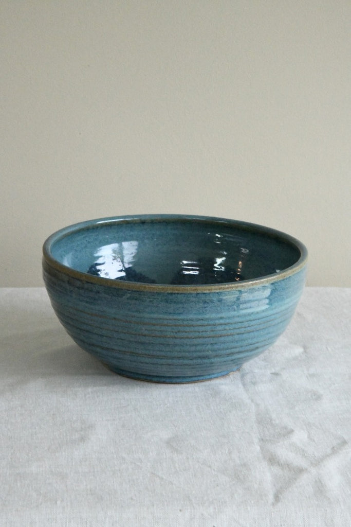 Ceramic Blue Glazed Bowl