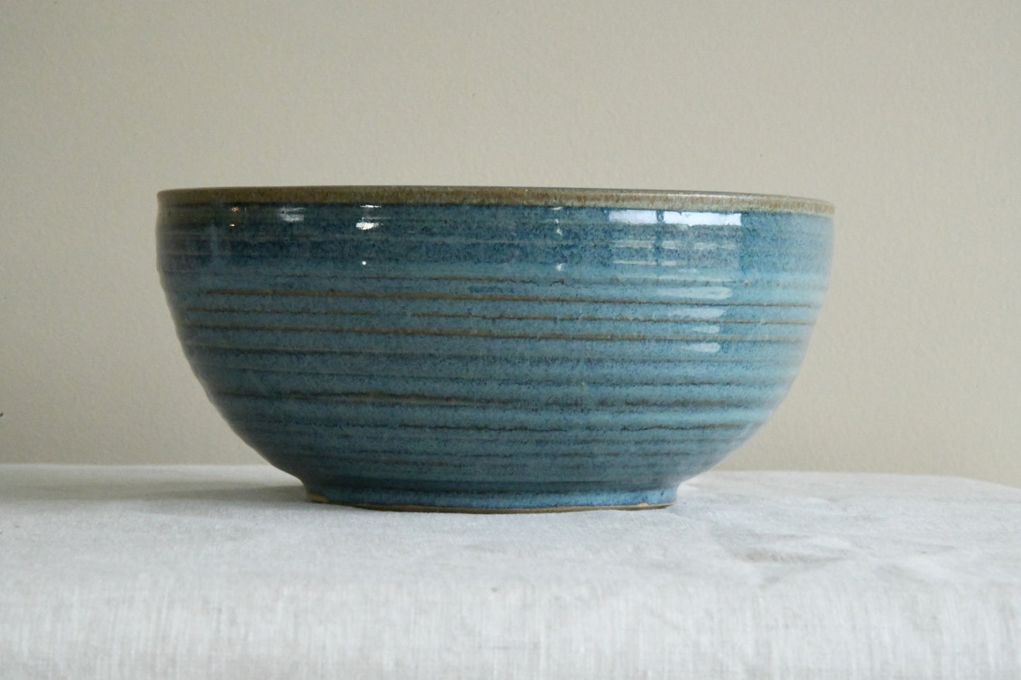 Ceramic Blue Glazed Bowl