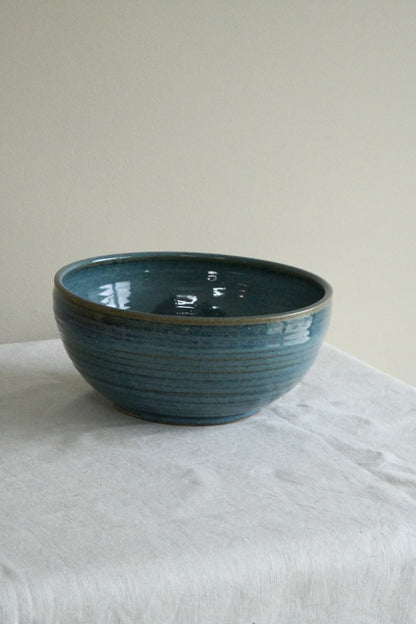 Ceramic Blue Glazed Bowl