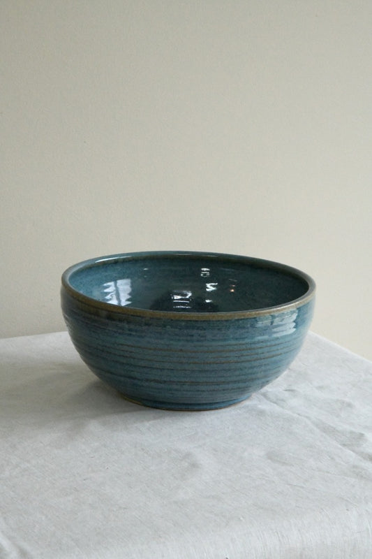 Ceramic Blue Glazed Bowl