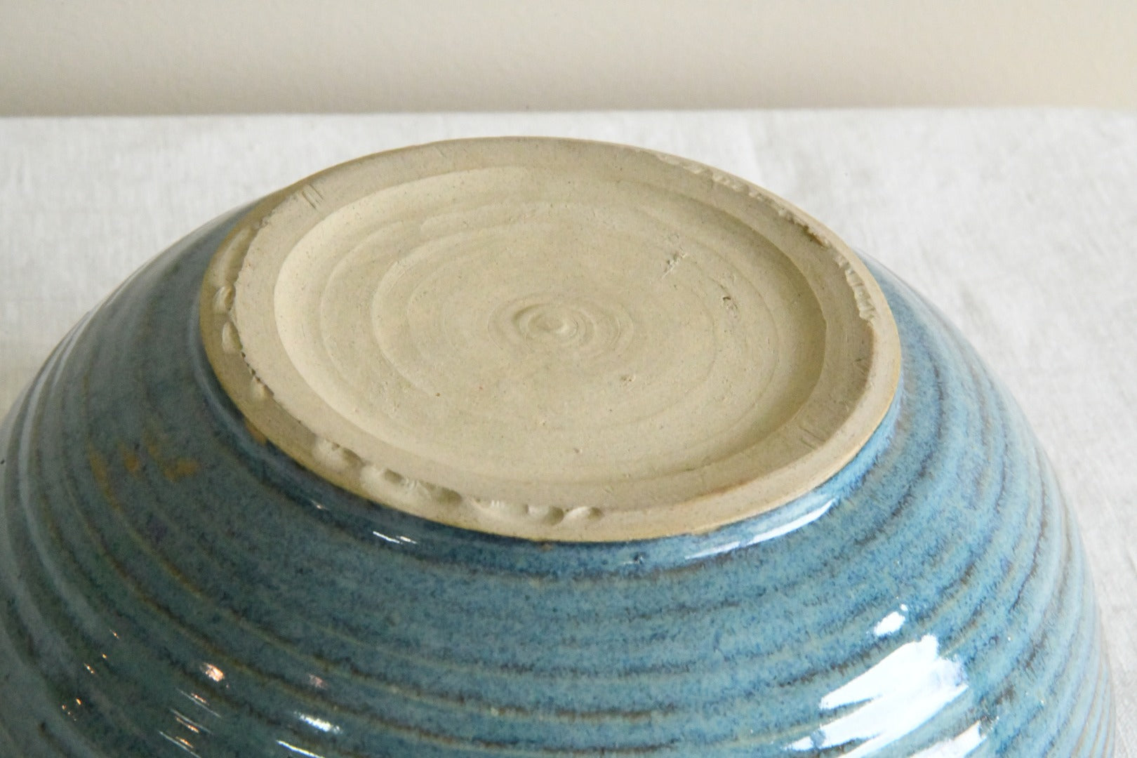 Ceramic Blue Glazed Bowl