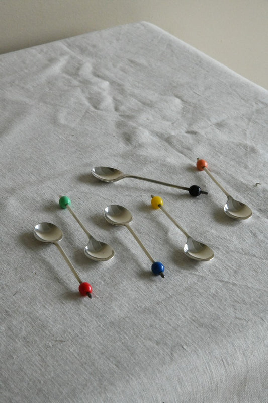 6 Vintage Coffee Spoons
