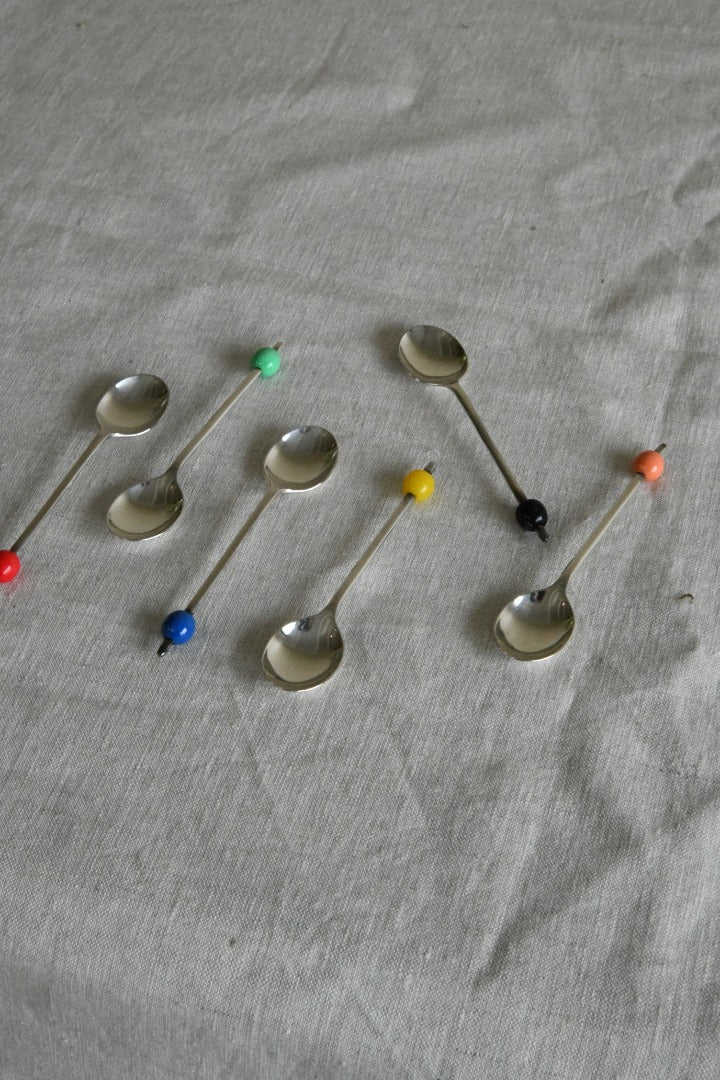 6 Vintage Coffee Spoons