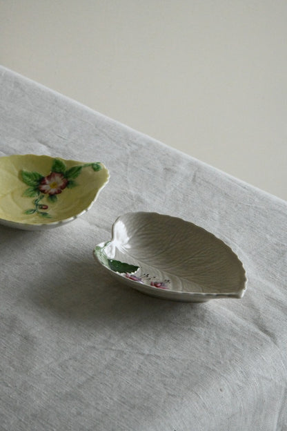 Carlton Ware & Crown Devon Small Leaf Dishes