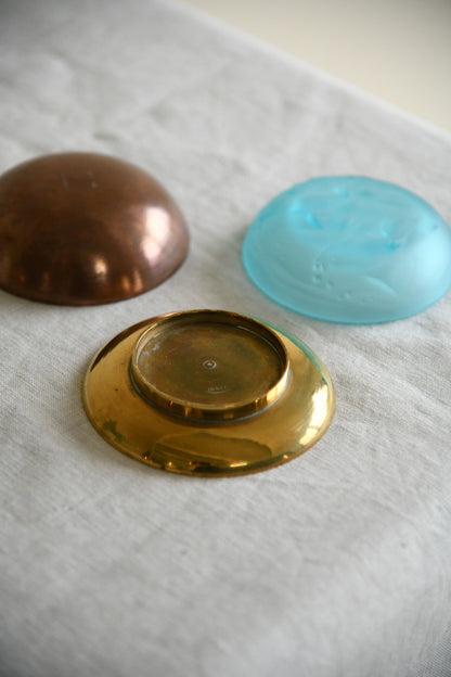 Three Small Pin Dishes