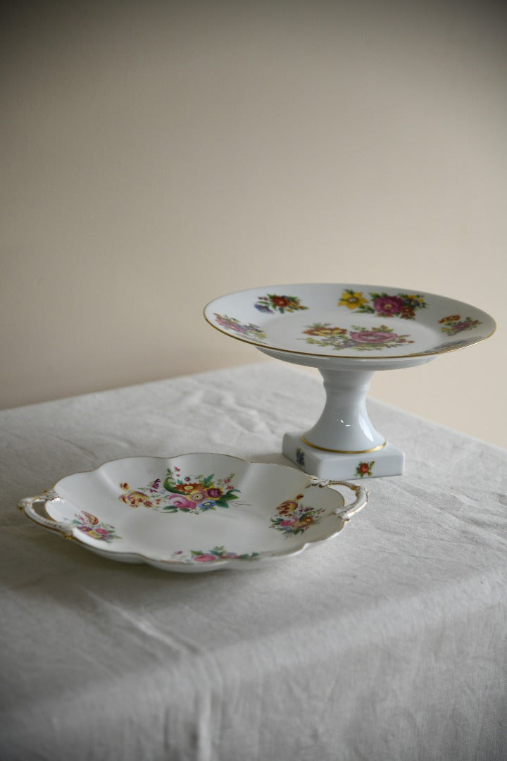 Limoges China Cake Stand