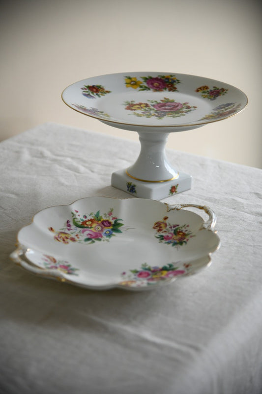 Limoges China Cake Stand