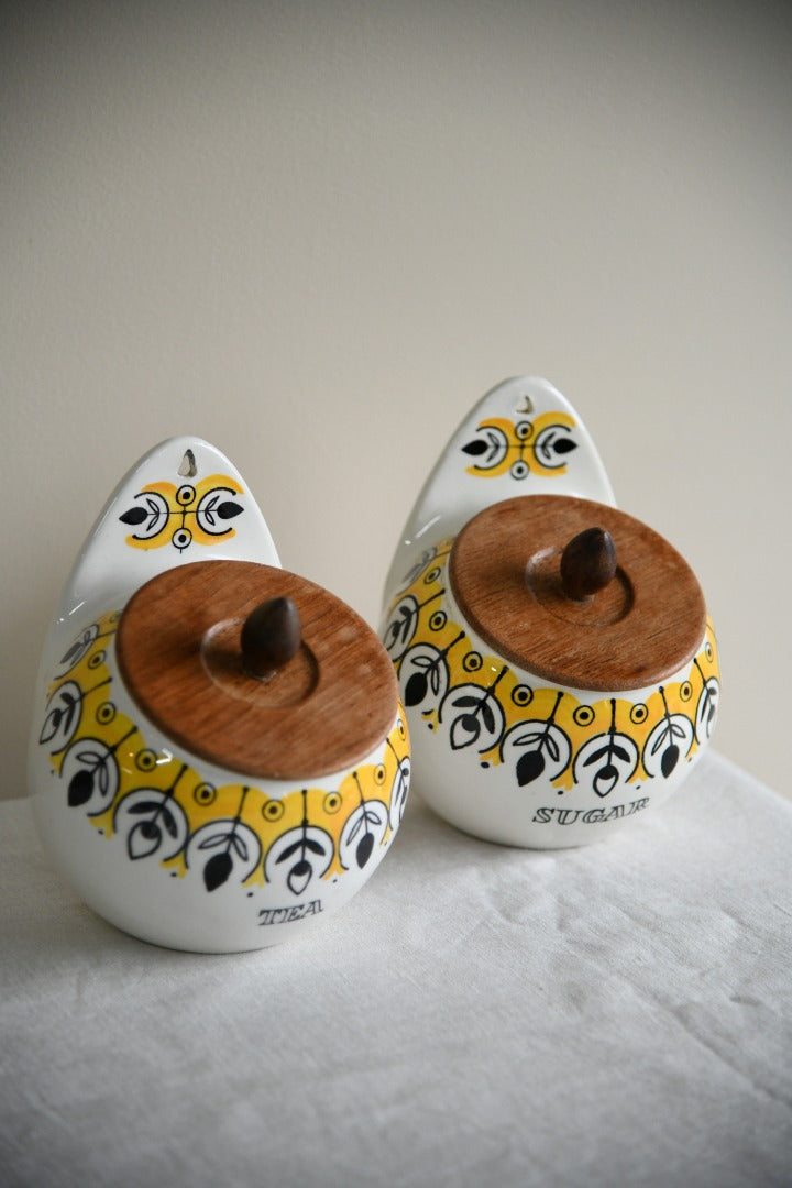 Vintage Jie Gantofta Sweden Tea & Sugar Cannisters – Kernow Furniture