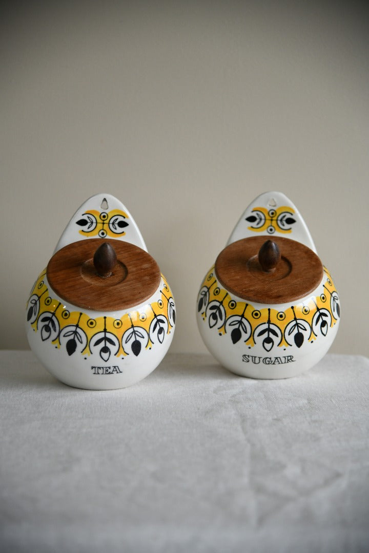 Vintage Jie Gantofta Sweden Tea & Sugar Cannisters – Kernow Furniture